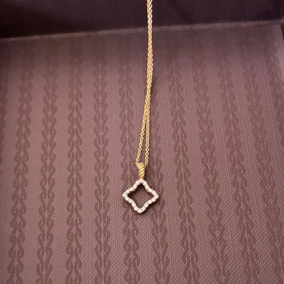 John Hardy Gold and Silver Pendant Necklace - Picture 3 of 5